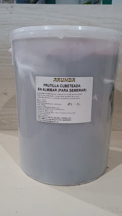 FRUTILLA CUBETEADO PARA SEMBRAR ARUNDA X 10K