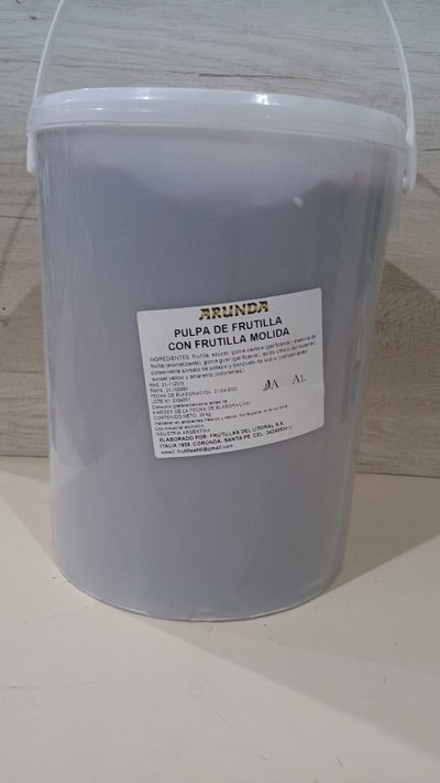 FRUTILLA MOLIDA ARUNDA X 10KG