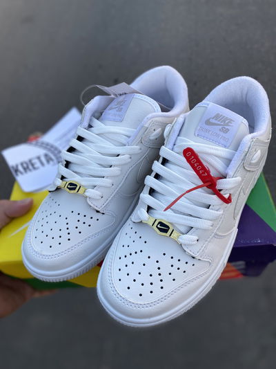 SB dunk Full White