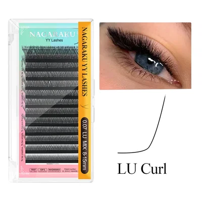 MIX 2D YY 0.07 M (LU) CURVA LU NAGARAKU PESTAÑAS FOXY