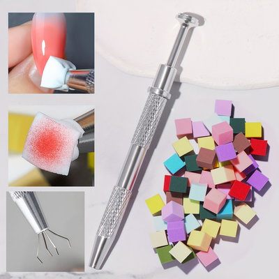 KIT PINZA DE AGARRE CON 50 ESPONJITAS