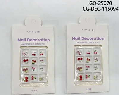 APLIQUES CEREZAS X12 CITY GIRL SPARKLE GO-24039 GO-25070