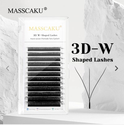 PESTAÑAS MASSCAKU 3D W MIX CLOVER BLACK