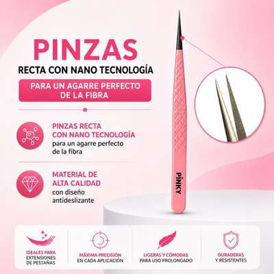 PINZA RECTA CON NANO TECNOLOGIA PINKY PKY-B032-3