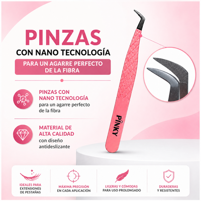 PINZA VOLUMEN  CON NANO TECNOLOGIA PINKY PKY-B032-1