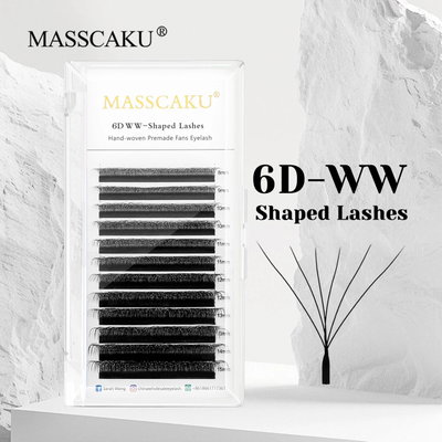 MASSCAKU 6D WW MIX CLOVER BLACK PESTAÑAS