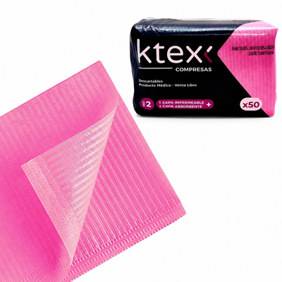 COMPRESAS DESCARTABLES X50 KTEX