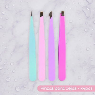 SET X4 PINZAS PERFILADO CEJAS MELY LH9-300K