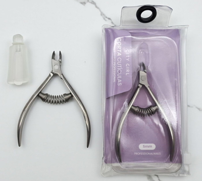 CORTA CUTICULAS CON RESORTE CITY GIRL D-616