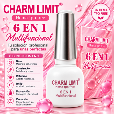 ESMALTE 6 EN 1 CHARM LIMIT 15ml HEMA TPO FREE