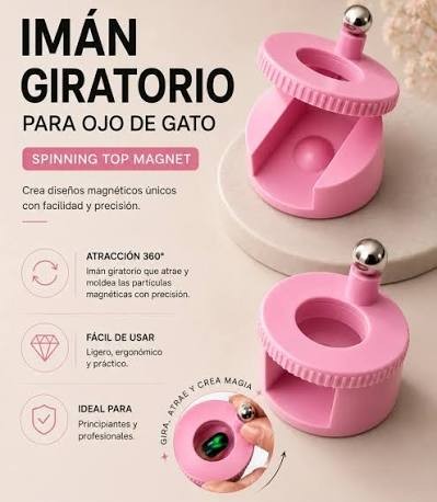 IMAN GIRATORIO PARA ESMALTES OJO DE GATO