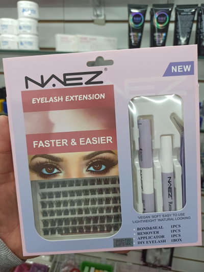 KIT PESTAÑAS DE PUNTO NAEZ DIY CLUSTER