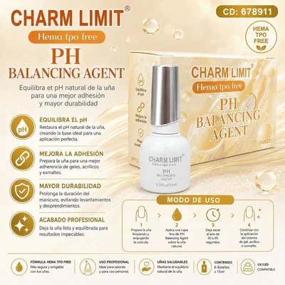 PH BALANCING CHARM LIMIT 10ml HEMA TPO FREE