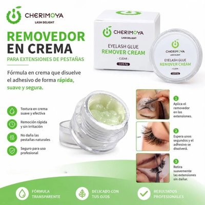 REMOVEDOR CREMA PARA PESTAÑAS 5G CHERIMOYA 