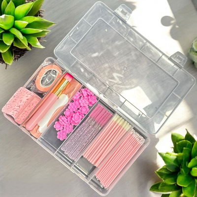 KIT INSUMOS PARA LASHISTAS EN ORGANIZADOR