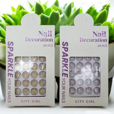 APLIQUES X24 MOÑITOS METALIZADOS CITY GIRL SPARKLE GO-24034