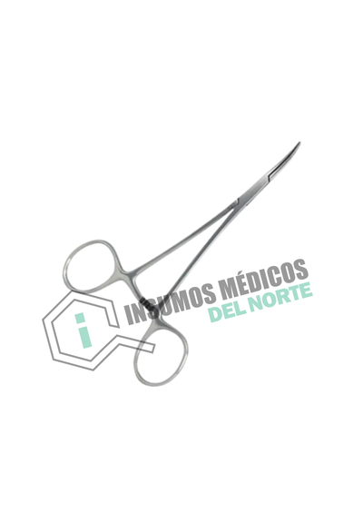 Pinza Halstead 12,5CM S/Diente Curva