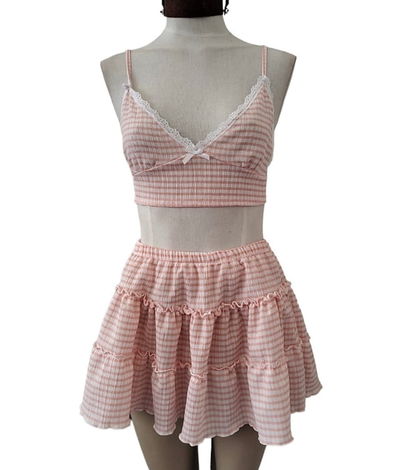 Pollera cuadrille jinna