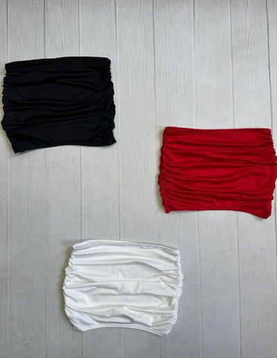 Pollera Frunce Sky