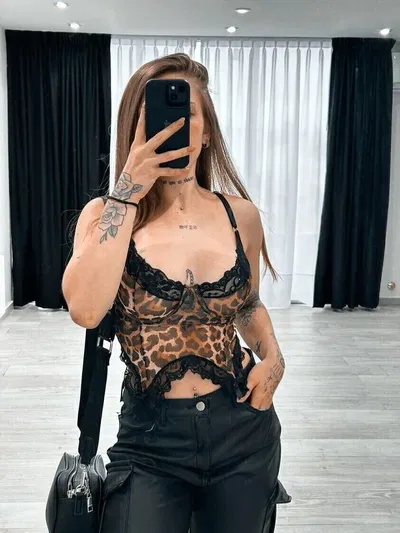 Bustier Rema Print