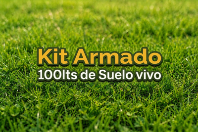 Kit Armado 100 lts de Suelo Vivo 