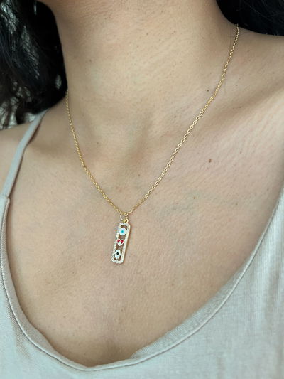 COLLAR TALISMÁN DORADO