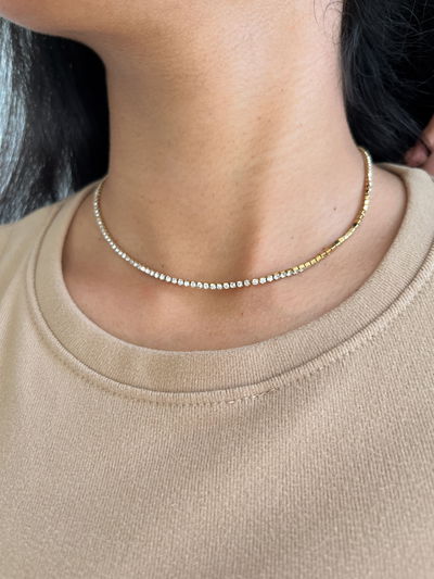 COLLAR TENNIS GOLD