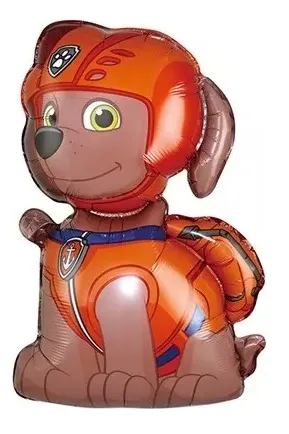 Globo Paw patrol NARANJA 60cm x1 unidad