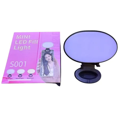 Aro de luz LED mini  para celular recargable (S001)