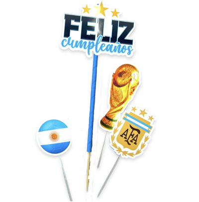Topper silueta COPA ARGENTINA