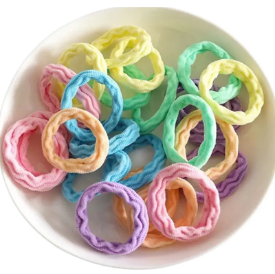 Colitas para pelo pasteles x6 unidades