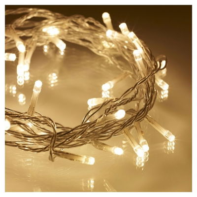Guirnalda de luces 100 led a 220V BLANCO CÁLIDO