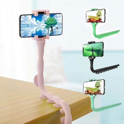 Soporte de celular serpiente flexible con ventosas