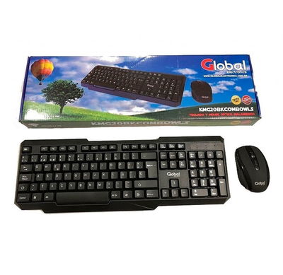 Teclado y Mouse inalámbrico GLOBAL