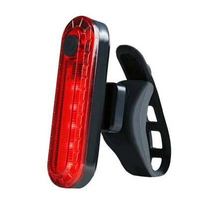 Luz para bicicleta VOLCANO roja 4 funciones recargable MICRO USB-V8