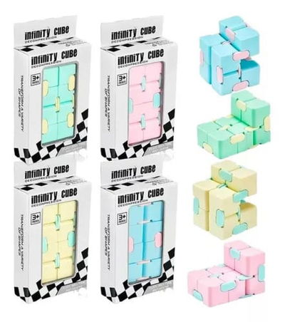 Cubo rubik mágico INFINITY color pastel