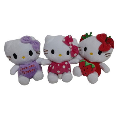 Peluche KITTY 20-25cm surtido