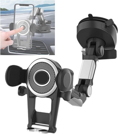 Soporte de celular para auto con ventosa 360° grande (HD-9487)