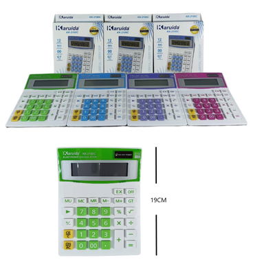 Calculadora KARUIDA 12 digitos 19cm. (KK-2100C)