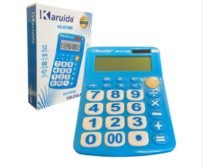 Calculadora KARUIDA 12 dígitos KK-9136B 15x11cm