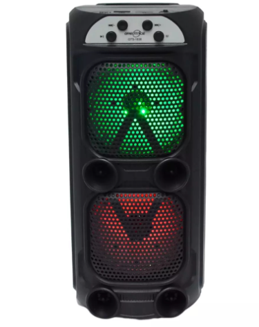 Parlante bluetooth 4" con luz 30x14cm (GTS-1838)