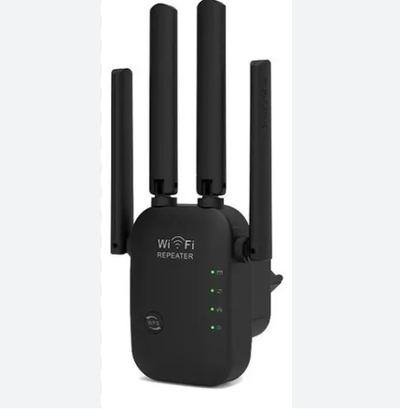 Repetidor amplificador extensor de wifi con 4 antenas 300 Mbps PIX-LINK