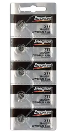 Pila ENERGIZER 377 x5 en blister