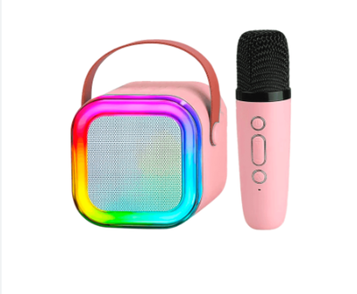 Parlante bluetooth con micrófono karaoke (K12)