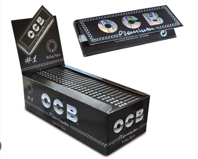 Papel para armar cigarrillo OCB negro