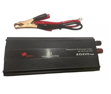 Conversor inversor 12v a 220v 2000W SOLAR POWER INVERTER en caja roja (NPI-20)