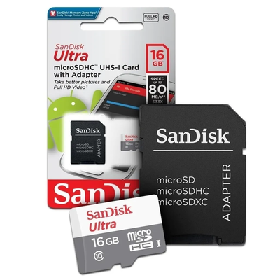 Memoria Sandisk Micro SD 16GB CLASE 10