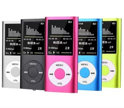 Reproductor Mp3 Mp4 BLUETOOTH recargable con grabadora de voz y radio FM