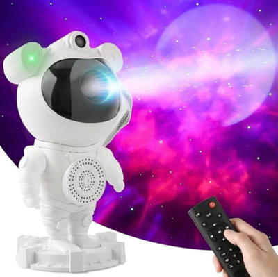 Astronauta proyector de galaxia USB CON PARLANTE BLUETOOTH y control remoto (L-2111)