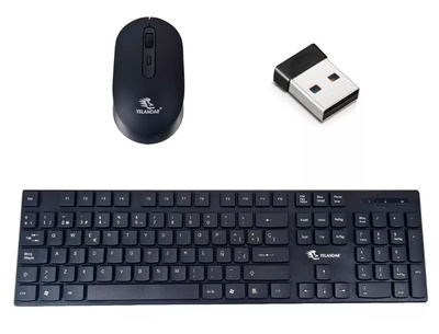 Teclado y mouse inalámbrico USB YELANDAR (W3100)